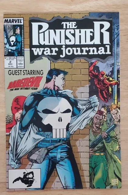 The Punisher War Journal Vol 1 Issue 2 Vintage Daredevil Marvel Comics 1988