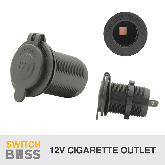 12V CIGARETTE SOCKET - Power Socket Outlet Plug suit Car Boat 4x4 ...