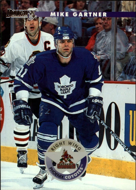 199697 DONRUSS MAPLE Leafs carte de hockey 206 Mike Gartner EUR 1,66