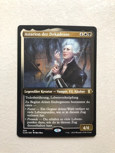 Foil Astarion, The Decadent - Magic: The Gathering MTG Commander Card (Near  Mint) Teenage Mutant Ninja Turtles