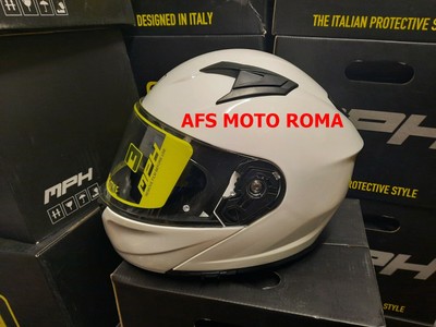 CASCO MODULARE RAPTOR Mph Moto Scooter Omologato Doppia Visiera Bianco L  EUR 69,00 - PicClick FR