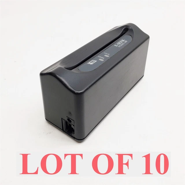 E-Seek Model 200 M200 2D Barcode Magnetic License ID Card Reader Scanner Lot 10