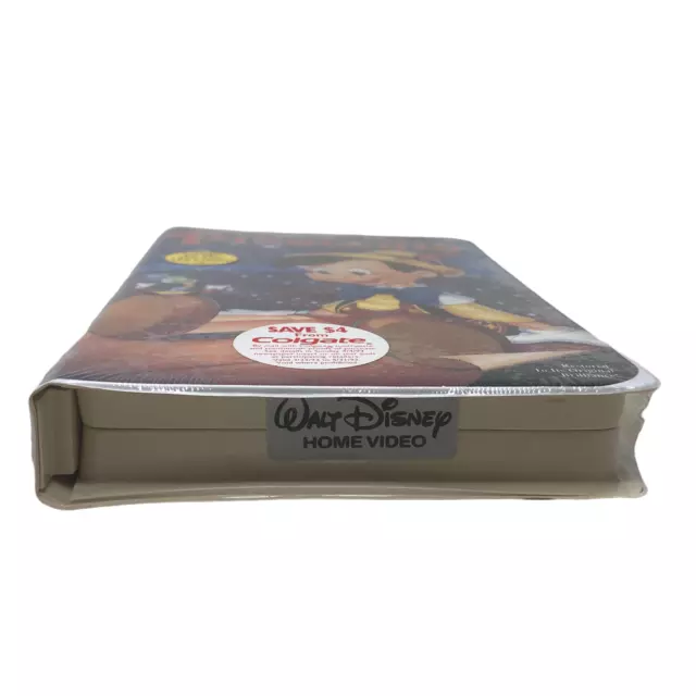 VTG Walt Disneys Masterpiece Pinocchio VHS Tape 239 V Sealed 8