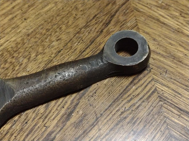 Old Solid Brass Hook Latch 5 in. Industrial Machine Cabinet Steampunk Salvage 3