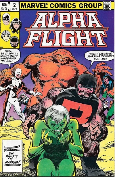 Alpha Flight Comic Book #2 Marvel Comics 1983 VERY FINE/NEAR MINT NEW UNREAD