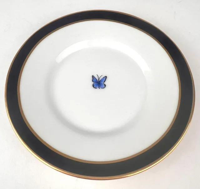 Lynn Chase Jaguar Jungle 5.5 inch Saucer 24 Karat Gold Rim 1998