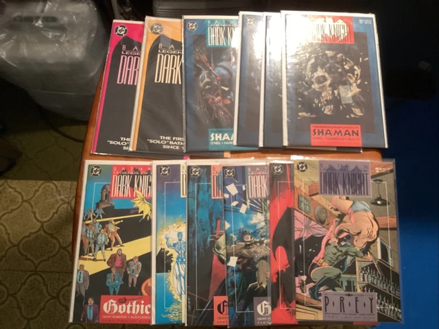 BATMAN Legends of The Dark Knight 1,1,2,3,4,5,7,8,9,10,11,12 Lot Of 12 DC Comics