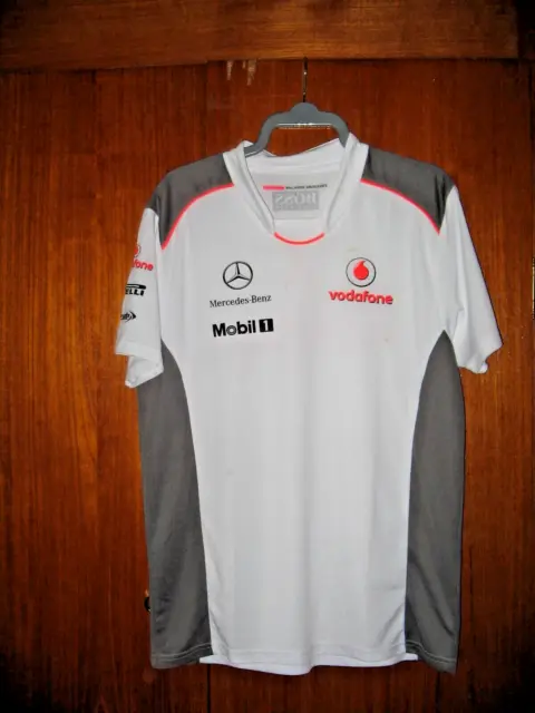 Maglia Ufficiale McLaren Mercedes F1 Team Poliestere taglia S 36/38 Motor Racing F1