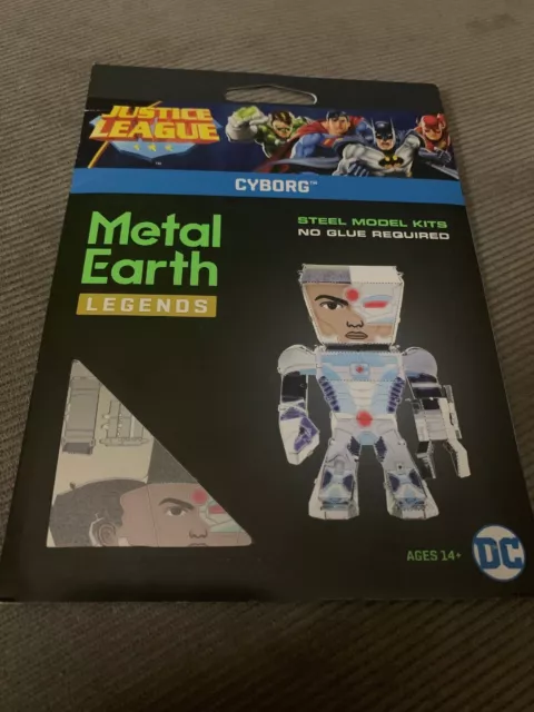 Fascinations Metal Earth 3D Metal Model Kit - DC Legends Cyborg (MEM023)