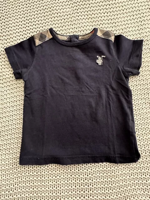 Burberry Baby Boy Short Sleeve Shirt Size 12 Months