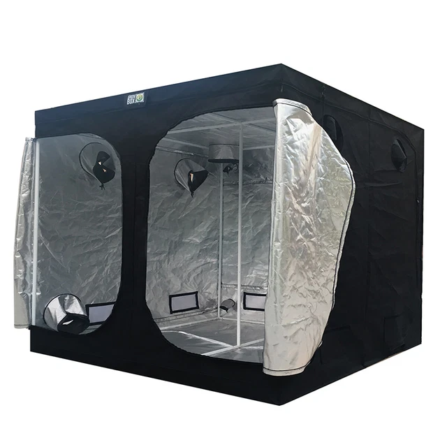 GROW BOX GROW Tent 3m x 3m x 2m 600D Fabric Metal Corners £289.99