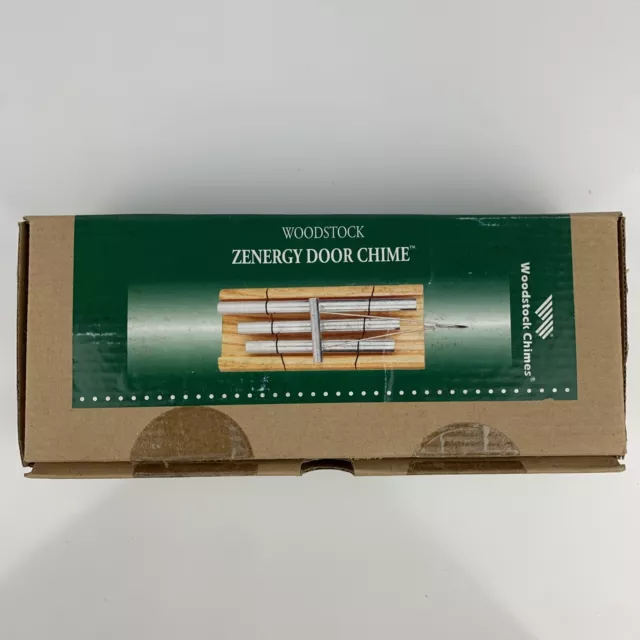 Zenergy Wood Door Chime - Brand New in Box Worlds Favorite Alarm Bell 8” X 3.25”