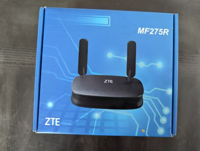 ZTE MF275R Home Modem Wi-Fi Router GSM Mobile W/Battery (BELL) New, Open Box.