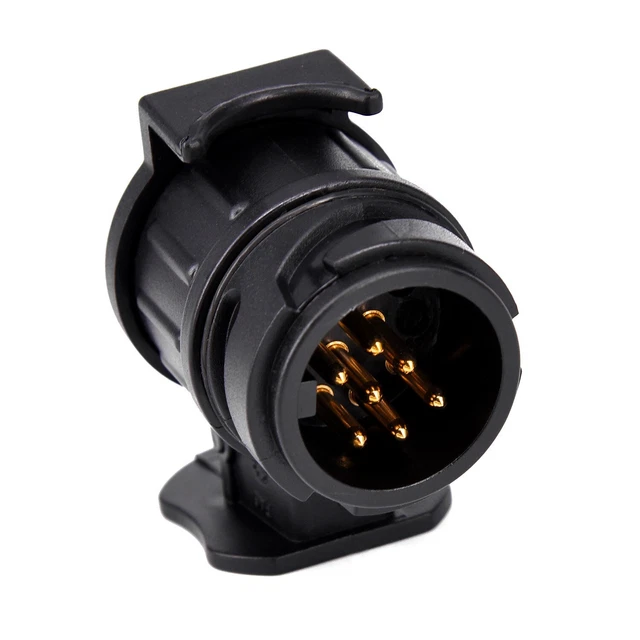 Neuf 13 Imperméable Prise Adaptateur Remorque Barre Broche Voiture 12v 7 À