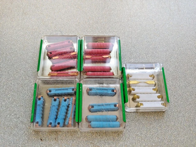Lot 24 New Napa Porsche 356B 356C 911 930 914 924 928 944 Assorted Ceramic Fuses