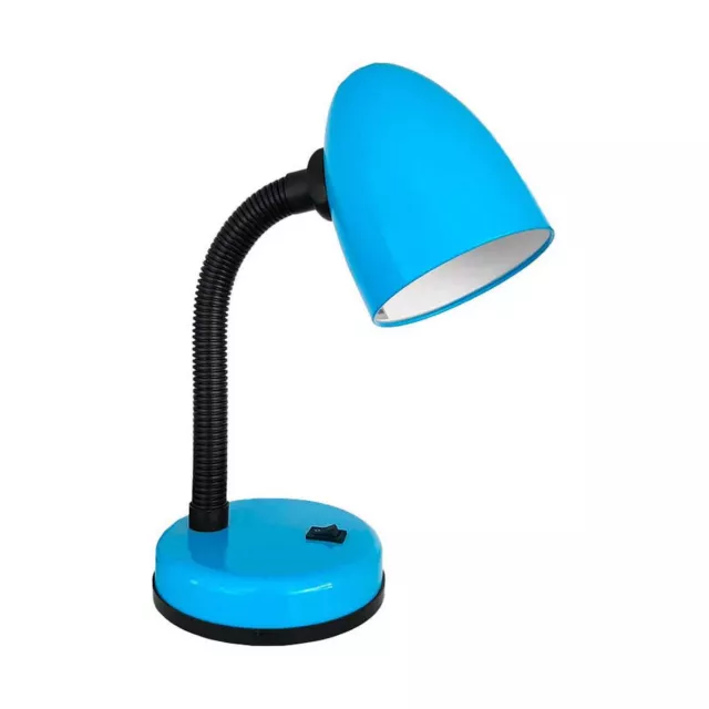 Lampada da scrivania EDM Amsterdam E27 60 W Flexo/Lampada da scrivania Azzurro