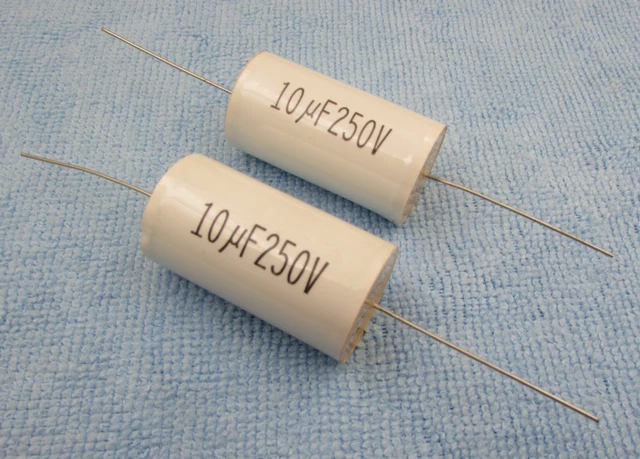 4 pcs ROE 10uF 40v Bipolar Non-polarized Axial Electrolytic Capacitor BP NP