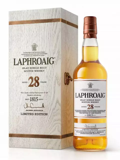 Laphroaig 28 Year Old Cask Strength Limited Edition Single Malt Scotch Whisky 70