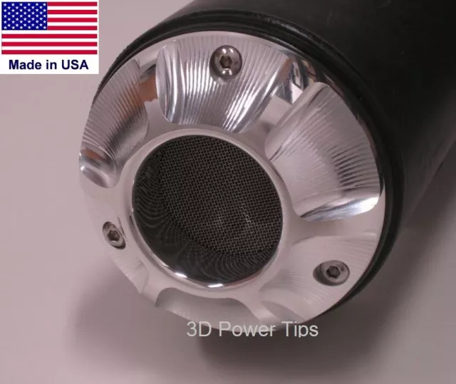 3D POWER TIP - EXHAUST POLARIS PHOENIX 200 / SAWTOOTH w/ SPARK ARRESTOR SCREEN