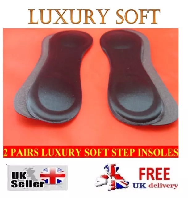 LUXURY SOFT INSOLES Mens Womens Unisex Shoes Foot Care Sports INSOLE COMFORT