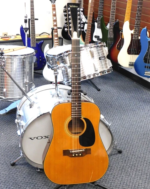 VINTAGE 1970'S VENTURA V17 12String Acoustic Dreadnought Guitar! Made