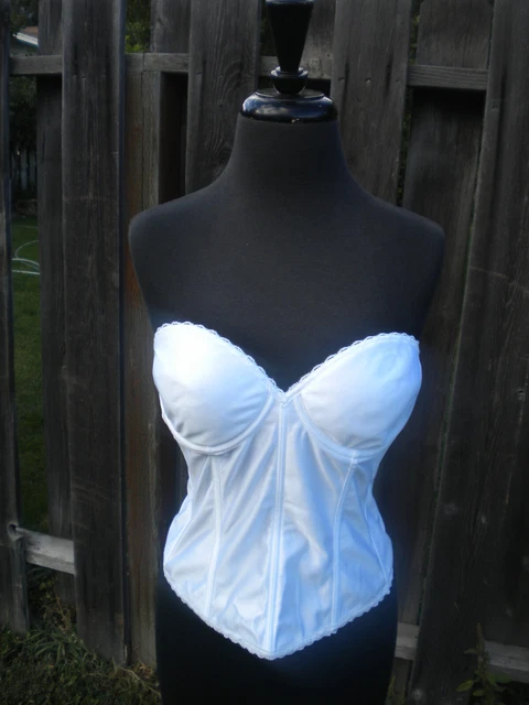 Womens 38B White Strapless, Corset or Longline Bra