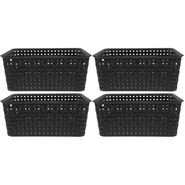 4 Pcs Contenitori Per Dispensa Scatola Di Guanti Cestino Per I Vestiti Svuotare