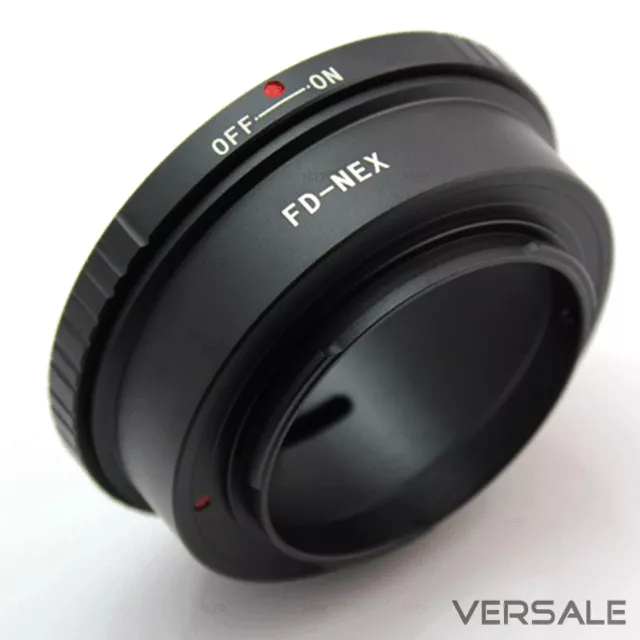 Adaptateur d'objectif Canon FD vers NEX Sony E NEX Alpha E adaptateur d'objectif appareil photo reflex numérique