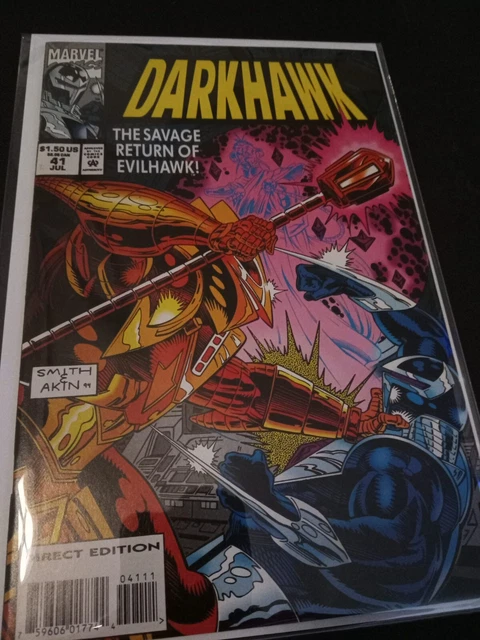 Darkhawk #41 1st Print Low Print Run Marvel Comics 1994 Rare Hard to Find