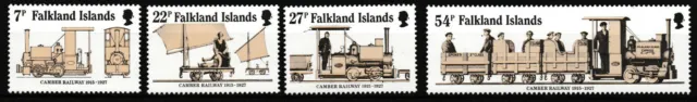 Falklandinseln - Camber-Eisenbahn Satz postfrisch 1985 Mi. 419-422