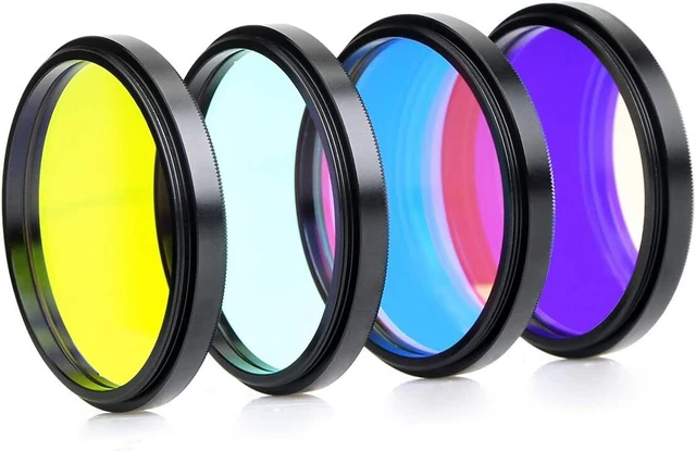 Deepsky & Planetary CCD Imaging Filter Set: 2" LRGB for Astrophotography