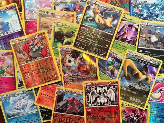 Pokemon Card Lot 100 OFFICIAL TCG Cards 20 Holo + 80 Common/Uncommon/Rare
