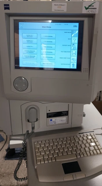 Zeiss Visual Humphrey Field Analyzer Model 750i sn 41305