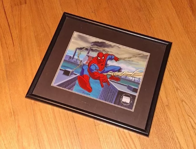 Framed LIMITED EDITION Marvel Animation SPIDER-MAN Serilitho Cel 44/100 Litho