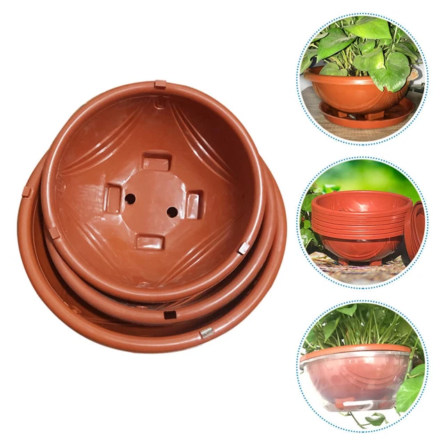 3 PCS Pots De Plantation Chlorophytum Panier Jardinière Suspendu Planteur
