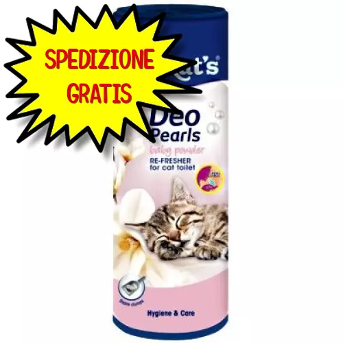 Biokat's  Deodorante Per Lettiere Deo Pearls Baby Powder 700Gr