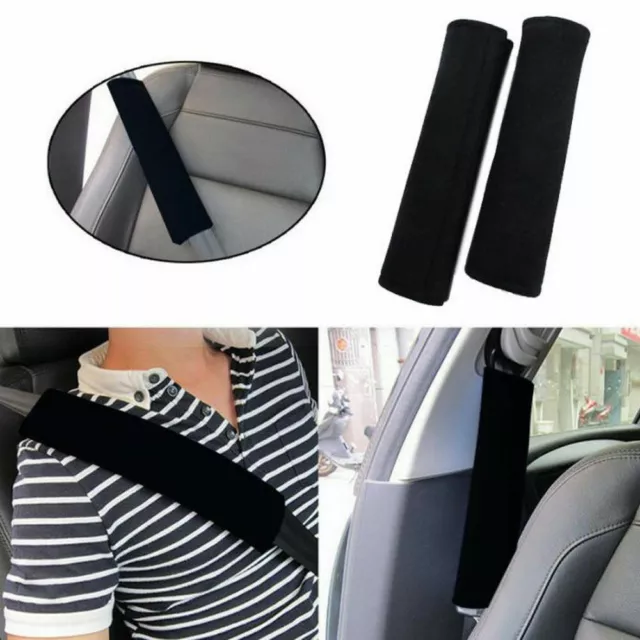 2 Pack Car Safety Seat Belt Shoulder Pads Cover Cushion Harness Comfortable Pad