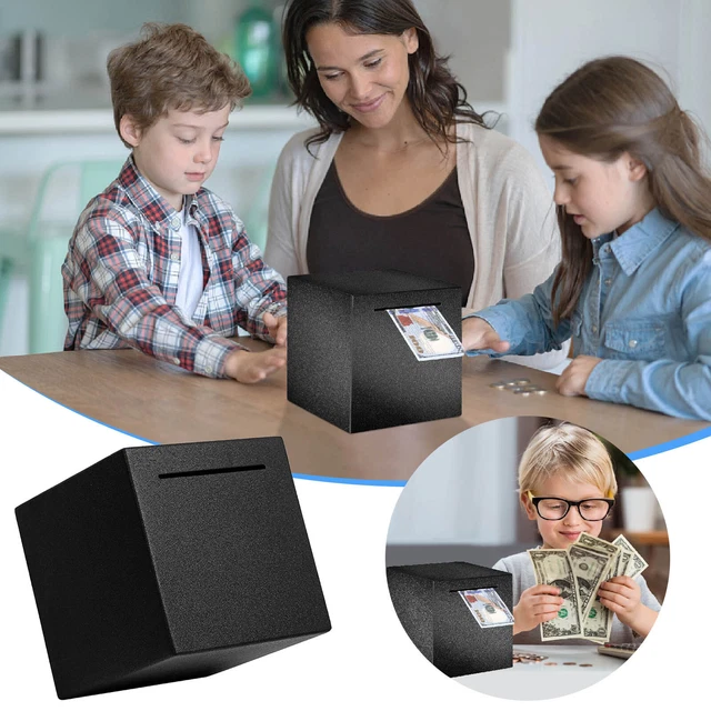 Stainless Steel Box For Saving Metal Bank Saving Box Hard To Open