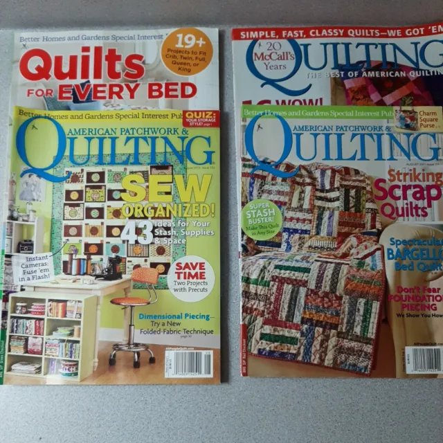 BETTER HOMES GARDENS Quilting Magazines Lot of 4 Issues McCall's ...