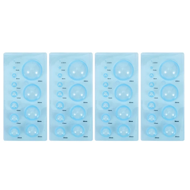 strumento per quilling in carta 4 pezzi stampo in carta per quilling stampo