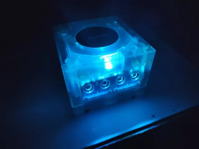 Nintendo GameCube Controller Port Custom Bluetooth! LED Face Plate Mod