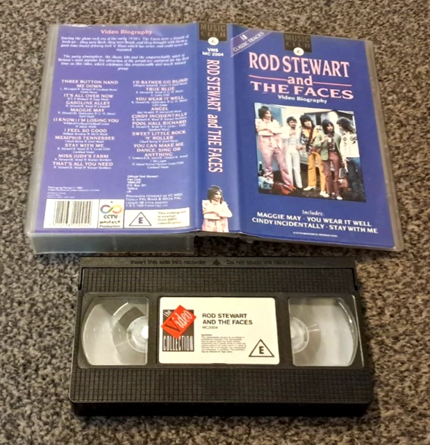 ROD STEWART AND The Faces - Video Biography - VHS Video £1.59