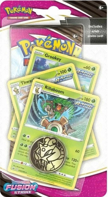Pokémon Fusion Strike Blister Rillaboom Premium Checklane