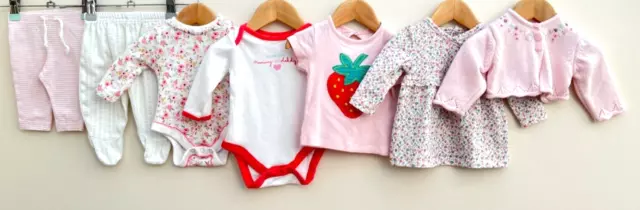 Pacchetto di abbigliamento per bambine età 0-3 mesi cura della madre John Lewis M&S