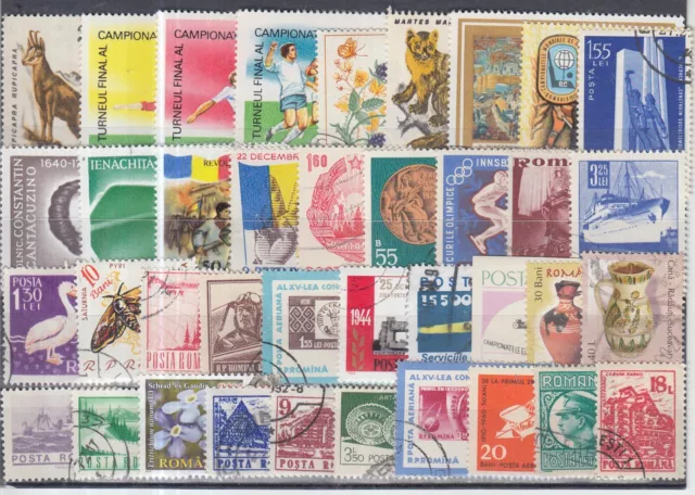 Schönes Lot Briefmarken aus Rumänien gestempelt