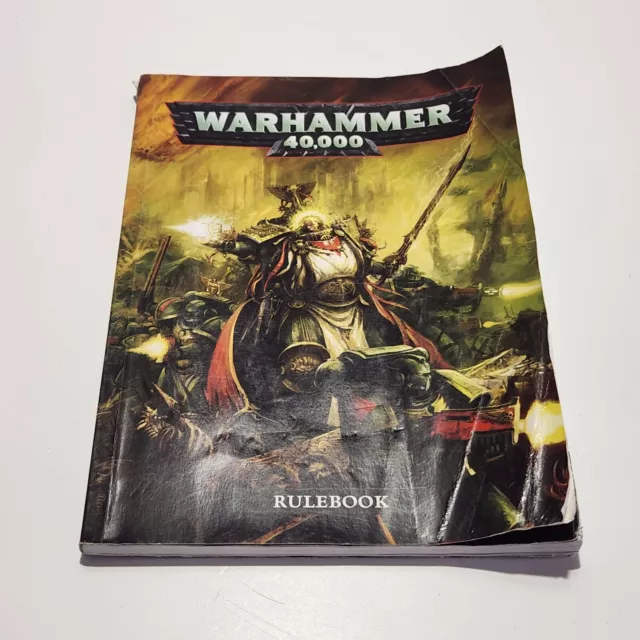 Warhammer 40K - The Rules 2012 Soft Cover Pocket A5 Rulebook RPG 40,000 Used GC