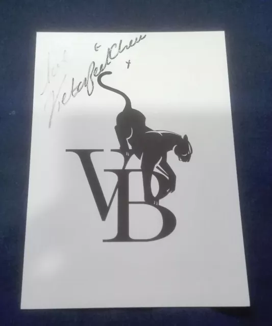 Victoria Beckham Hand Signed Official Promo Card Authentic Autograph Spice Girls