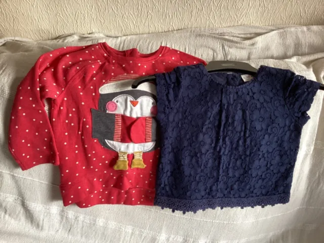 Girls Next Autumn/Winter/Christmas Clothes Bundle for age 2 to 3 (2 items)