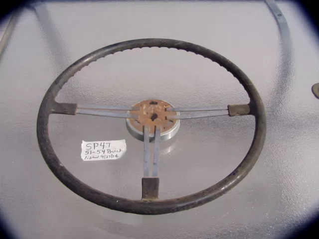 Vintage 51 52 53 54 Buick Banjo steering wheel 1951 1952 1953 1954