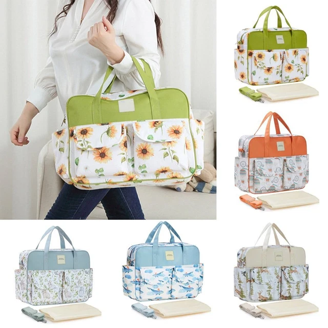Fashion Printing Baby Diaper Bag Large Capacity Mommy Handbag